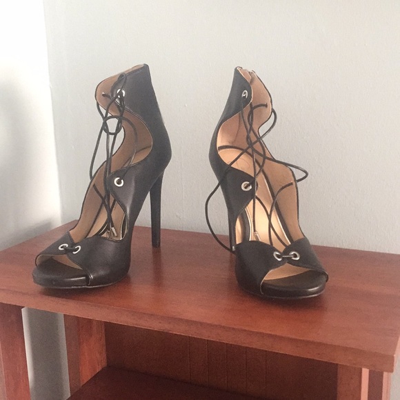 Jessica Simpson Shoes - Jessica Simpson black heels 7.5 NWOT sizzle!
